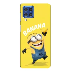 Мультяшный принт на Чехол для Самсунг Ф62 (Banana)