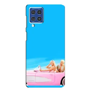 Силиконовый Чехол Барби Фильм на Samsung Galaxy F62 (Барби и Кен)