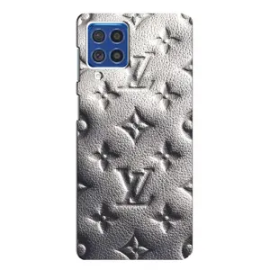 Текстурный Чехол Louis Vuitton для Самсунг Ф62 (Бежевый ЛВ)
