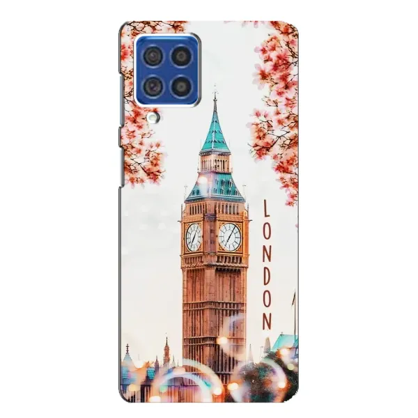 Чехол с рисунком «Часы Лондон» для Samsung Galaxy F62 Чехол с рисунком «Часы Лондон» для Samsung Galaxy F62