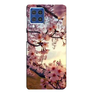 Чехол с принтом САКУРЫ на Samsung Galaxy F62 (Цветущая сакура)