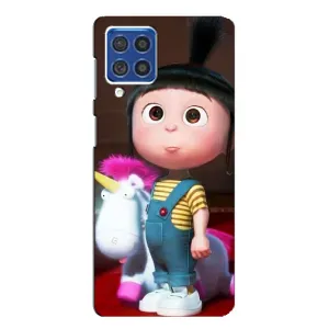 Мультяшный принт на Чехол для Самсунг Ф62 (Девочка Агнес)