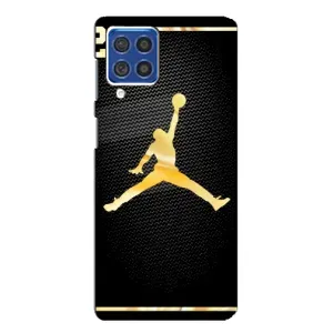 Силиконовый Чехол Nike Air Jordan на Самсунг Ф62 (Джордан 23)