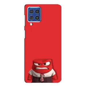 Чехол Головоломка для Samsung Galaxy F62 - (AlphaPrint) (Гнев)