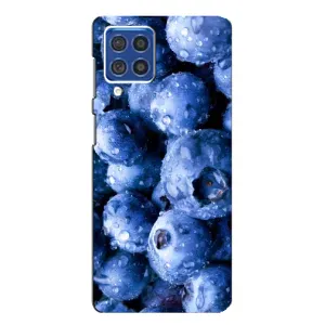 Чехол с изображением вкусной еды для Samsung Galaxy F62 (Голубика)