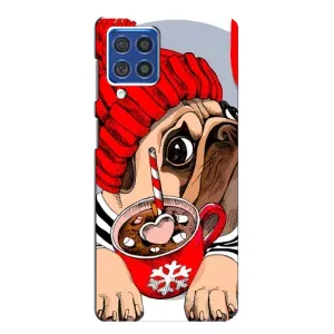 Бампер для Samsung Galaxy F62 з картинкою "Песики" (Сумний собака)
