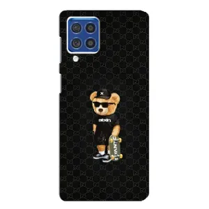 Чехлы Мишка Тедди для Самсунг Ф62 (GUCCI Teddy)
