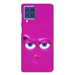 Силиконовые Чехлы (смешные стикеры) для Samsung Galaxy F62 (Хитрая мордочка)