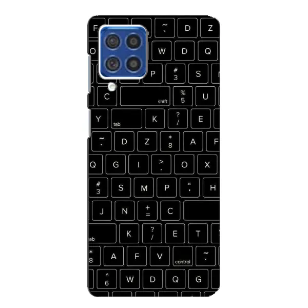 Чехол с рисунком «Клавиатура» для Samsung Galaxy F62 Чехол с рисунком «Клавиатура» для Samsung Galaxy F62