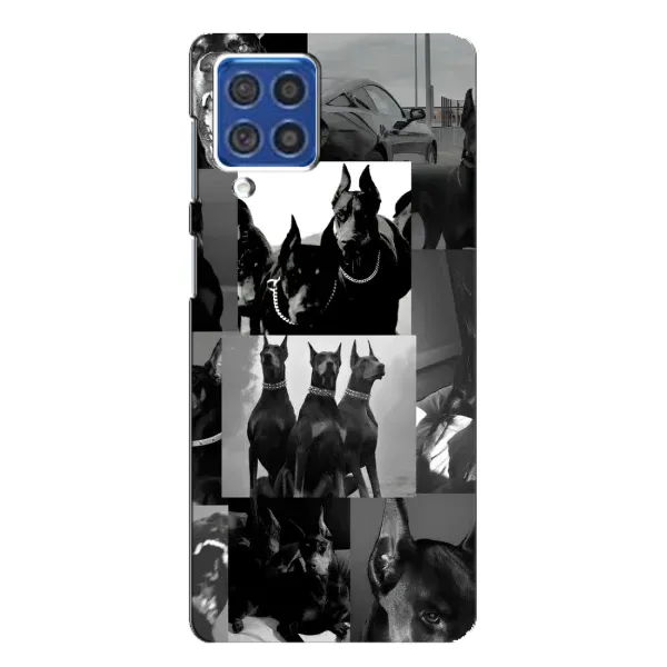 Чехол с рисунком «Коллаж Доберман» для Samsung Galaxy F62 Чехол с рисунком «Коллаж Доберман» для Samsung Galaxy F62