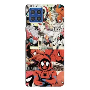 Чехол Супергерой Человека Паука на Samsung Galaxy F62 (Комикс Паука)
