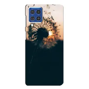 Силиконовый Чехол с одуванчиками на Samsung Galaxy F62 (Красивый одуванчик)