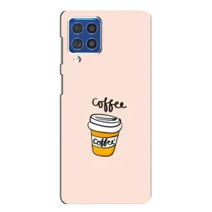 Чехол с изображением вкусной еды для Samsung Galaxy F62 (Кружка кофе)