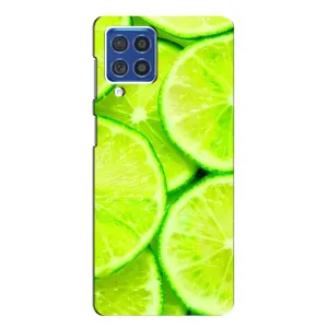 Чехол с изображением вкусной еды для Samsung Galaxy F62 (Лайм)