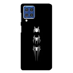 Чехол Супергерой Человека Паука на Samsung Galaxy F62 (Лого паука)