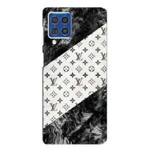 Чехол Стиль Louis Vuitton на Samsung Galaxy F62 (LV на белом)