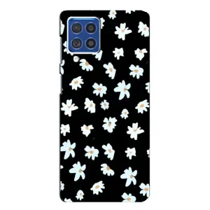 Чехол с ромашками на Samsung Galaxy F62 (Маленькие ромашки)