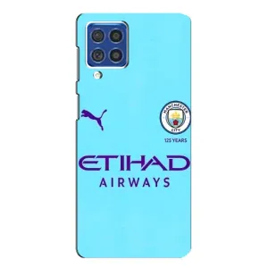Силиконовые Чехлы принт Футбол на Samsung Galaxy F62 (Man City)
