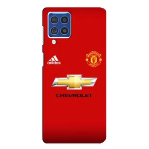 Силиконовые Чехлы принт Футбол на Samsung Galaxy F62 (Man United)