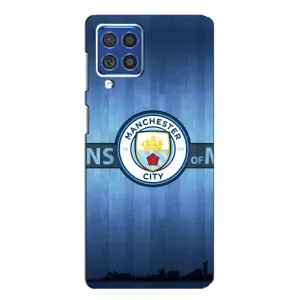 Силиконовые Чехлы принт Футбол на Samsung Galaxy F62 (ManCity)