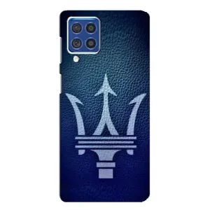 Чехлы с тематикой "Крутые машины" на Samsung Galaxy F62 (Лого Maserati)