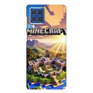 Чехол майнкрафт для Samsung Galaxy F62 (MINECRAFT)