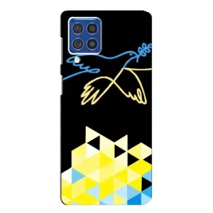 Чехол на Samsung Galaxy F62 Украинский дизайн (Мир для Украины)
