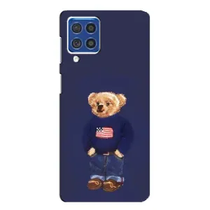 Чехлы Мишка Тедди для Самсунг Ф62 (Мишка USA)