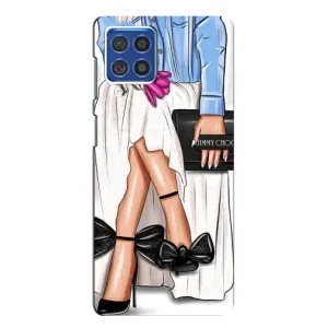 Силиконовый Чехол на Samsung Galaxy F62 с картинкой Стильных Девушек (Мода)