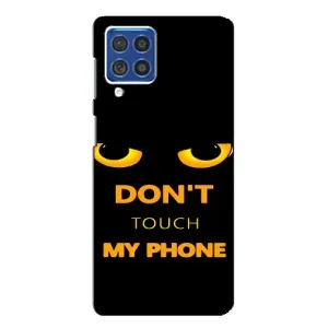 Чехол с Прикольным принтом на Samsung Galaxy F62 (Не трогай мой телефон)
