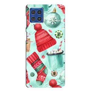 Чехол Санта Клаус для Samsung Galaxy F62 (Одежда)