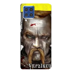 Чехол с картинкой (Патриотический КОЗАК) на Samsung Galaxy F62 (Одноглазый Козак)
