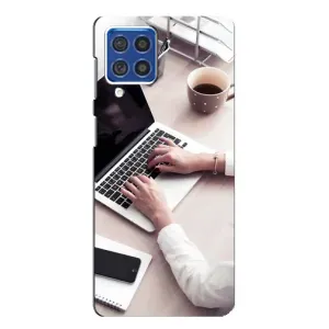 Силиконовый бампер (Работники) на Samsung Galaxy F62 (Офисный работник)