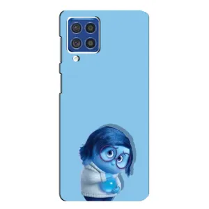 Чехол Головоломка для Samsung Galaxy F62 - (AlphaPrint) (Печаль)