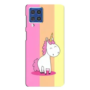 Чехол Unicorn на Samsung Galaxy F62 (Радужный Единорог)