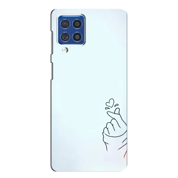 Чехол с рисунком «Сердце на голубом» для Samsung Galaxy F62 Чехол с рисунком «Сердце на голубом» для Samsung Galaxy F62