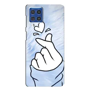 Чехлы (Знак сердечка) на Samsung Galaxy F62 (Сердечка знак)