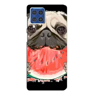 Чохол (ТПУ) Милі песики для Samsung Galaxy F62 (Смішний Мопс)