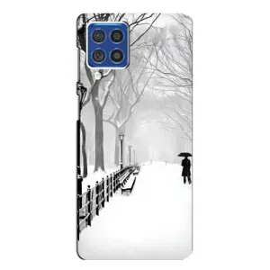 Чехлы на Новый Год Samsung Galaxy F62 (Снегом замело)