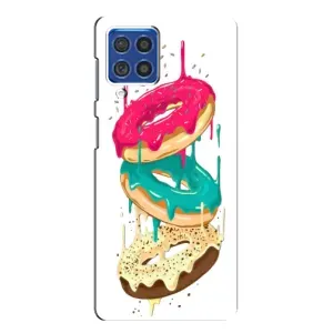 Чехол с изображением вкусной еды для Samsung Galaxy F62 (Сочные пончики)
