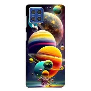 Чохол (ТПУ) з планетами на Samsung Galaxy F62 (Сонячна система)