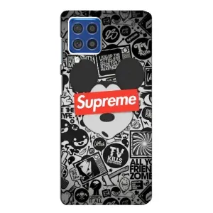 Чехол с Брендами одежды на Самсунг Ф62 (Supreme Маус)