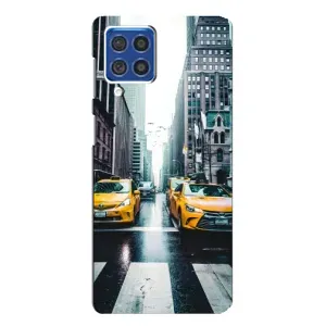 Силиконовый бампер (Работники) на Samsung Galaxy F62 (Такси)