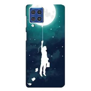 Чохол (ТПУ) з планетами на Samsung Galaxy F62 (To The moon)