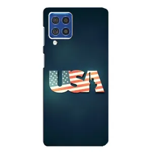 Чехол Флаг USA для Samsung Galaxy F62 (USA)