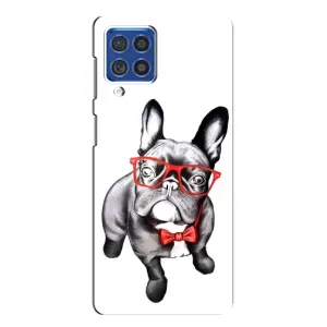Бампер для Samsung Galaxy F62 з картинкою "Песики" (В окулярах)