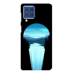 Летний Чехол на Samsung Galaxy F62 (Синий Водопад)