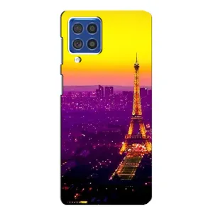 Чехол с Эйфелевой башней на Samsung Galaxy F62 (Яркая башня)