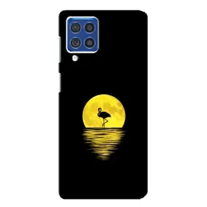 Летний Чехол на Samsung Galaxy F62 (Желтый Закат)