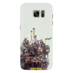 Чехлы на военную тематику для Samsung Galaxy S7 Еdge / G935 (Азовсталь)